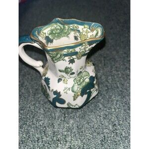 Vintage Mason’s Ironstone Green Chartreuse Hydra Jug Pitcher